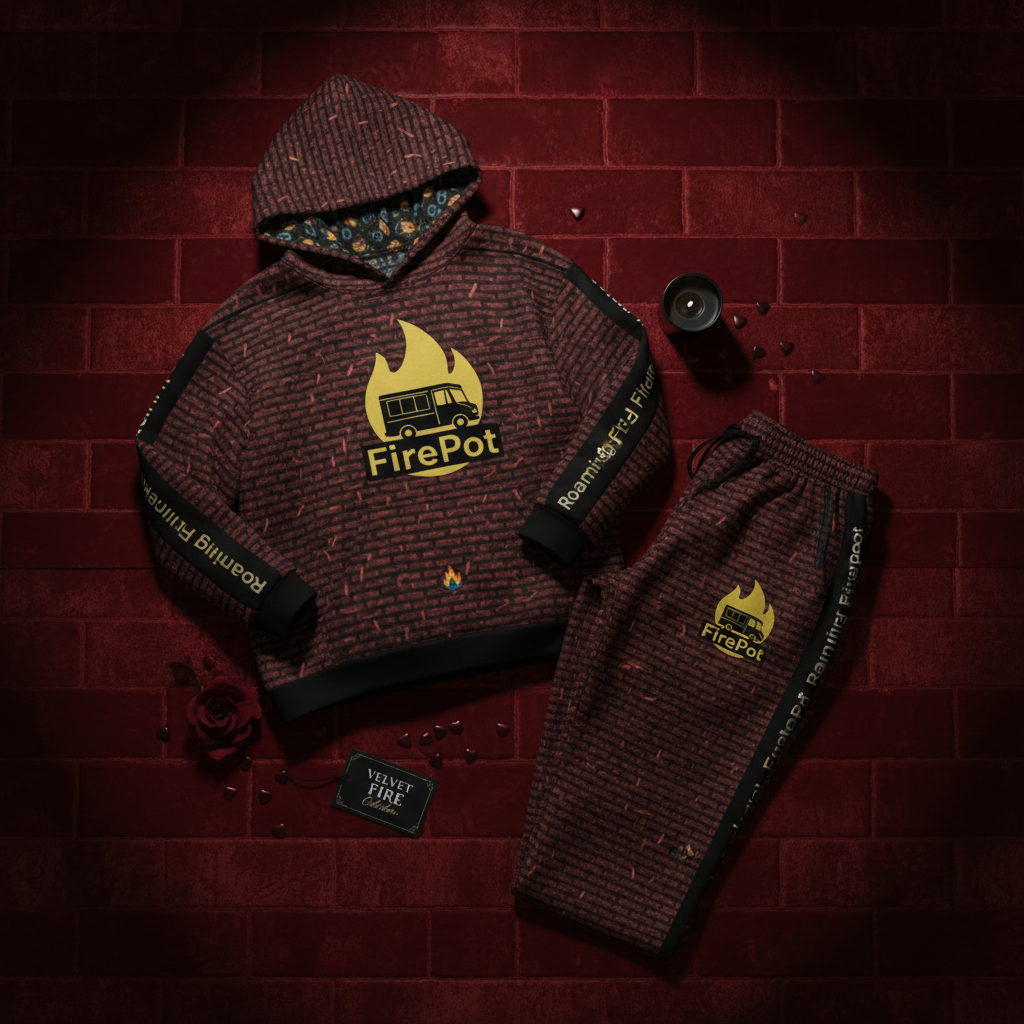 Mam's Silky Bundle - Real FirePot Hoodie and Pajama Pants