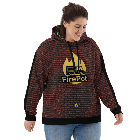 FirePot Roaming Brick Wall Hoodie