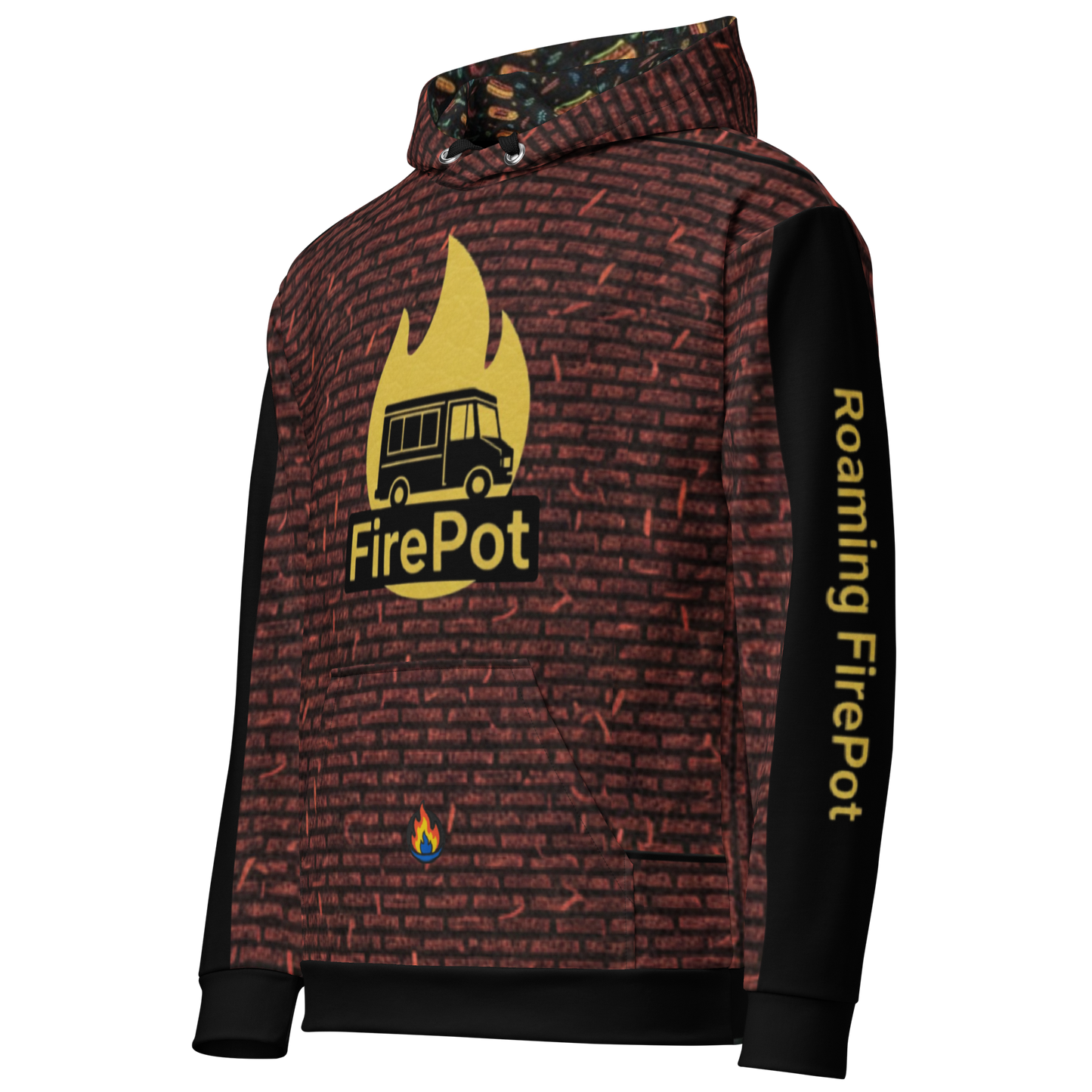 FirePot Roaming Brick Wall Hoodie