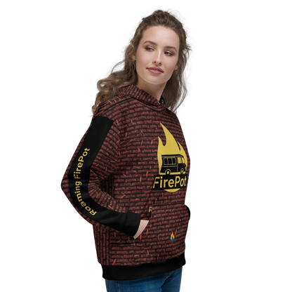 FirePot Roaming Brick Wall Hoodie