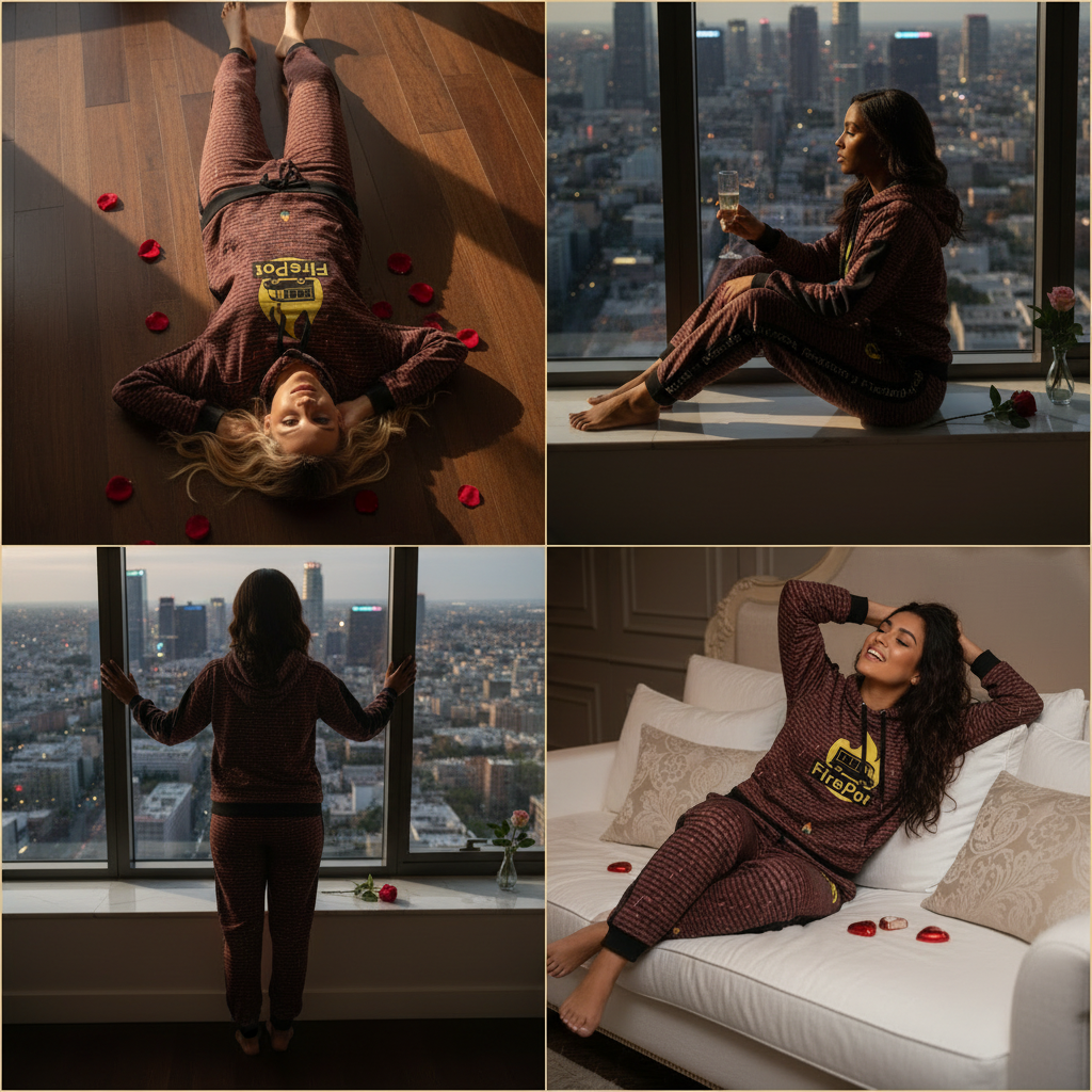 Loungewear Abstract Collage - Strategic Positioning